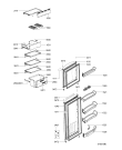 Схема №2 DPA 45NF с изображением Панель управления для холодильной камеры Whirlpool 481221848124
