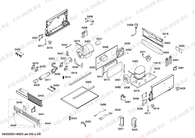 Схема №5 FIN36MIIL5 с изображением Панель для холодильной камеры Bosch 00684607