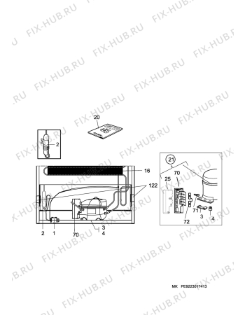 Взрыв-схема холодильника Aeg A72930GSX3 - Схема узла C10 Cold, users manual