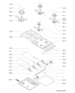 Схема №1 LPR 850 с изображением Переключатель для плиты (духовки) Whirlpool 481241279019