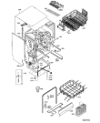 Схема №4 GMX 5010 SD с изображением Корзинка для электропосудомоечной машины Whirlpool 480140102732