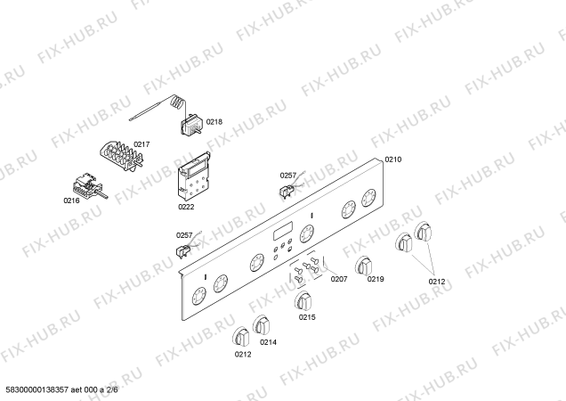 Схема №6 HM44D540F с изображением Ручка выбора температуры для плиты (духовки) Siemens 00606556