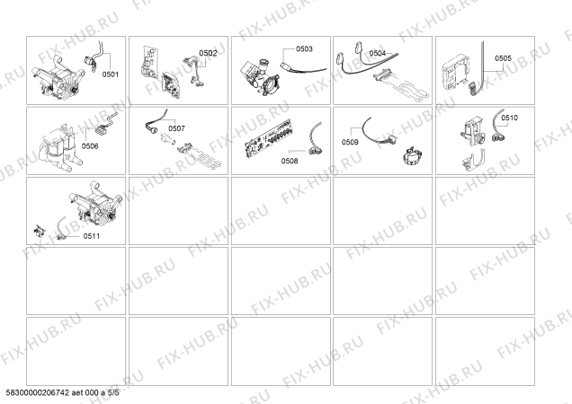 Взрыв-схема стиральной машины Bosch WUP241600W, Serie 4 - Схема узла 05