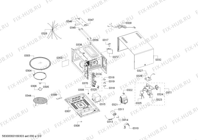 Схема №2 HMT75G451R с изображением Панель для микроволновой печи Bosch 00745197