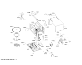 Схема №2 HMT75M451 с изображением Рамка для микроволновки Bosch 00745130