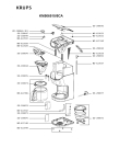 Схема №1 KM500510/5CB с изображением Провод для электрокофеварки Krups SS-200077