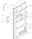 Схема №1 RETRO12BL (259396, HTS2866) с изображением Дверка для холодильника Gorenje 239071