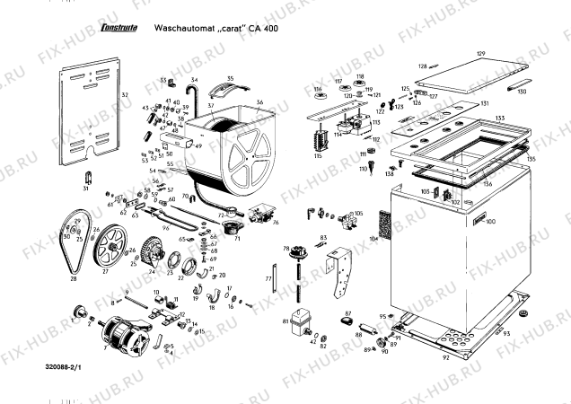 Схема №2 WA4500A с изображением Конденсатор пластмассовый для стиралки Siemens 00072220