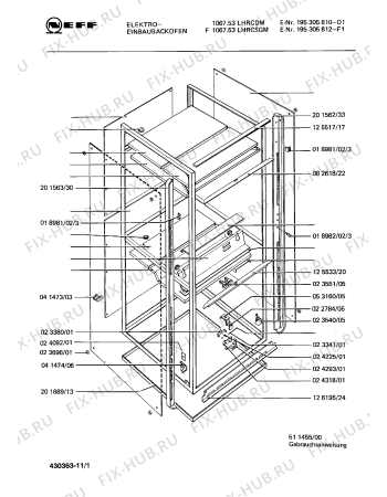 Схема №9 195301976 GB-1067.53LHCSG с изображением Ось для электропечи Bosch 00082462