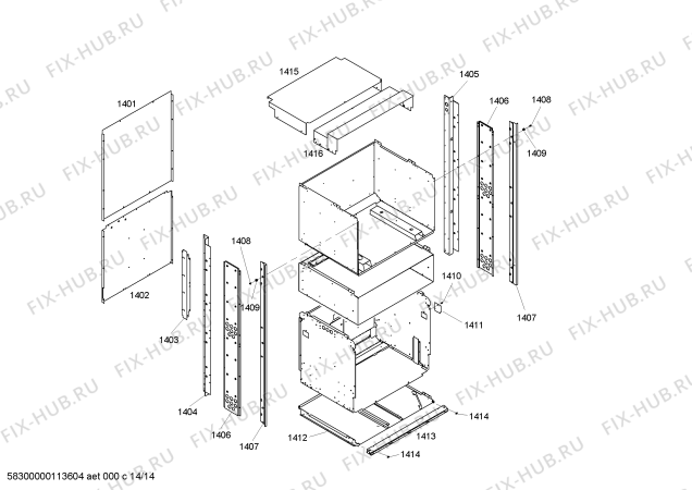 Схема №13 SEMW302BP с изображением Панель для духового шкафа Bosch 00477004