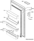Схема №3 S71701TSX0 с изображением Корпусная деталь для холодильной камеры Aeg 2064289958
