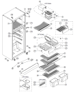 Схема №1 NRF71430W (180848) с изображением Сосуд для холодильника Gorenje 228321