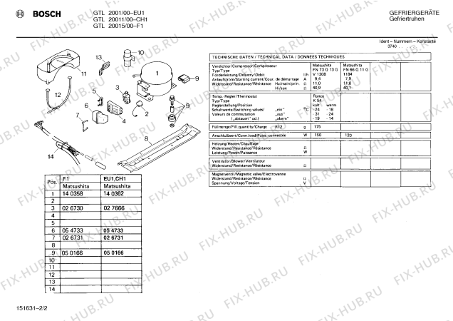 Взрыв-схема холодильника Bosch GTL20011 GTL2001 - Схема узла 02