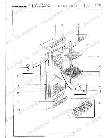 Взрыв-схема холодильника Gaggenau IK320027F - Схема узла 02