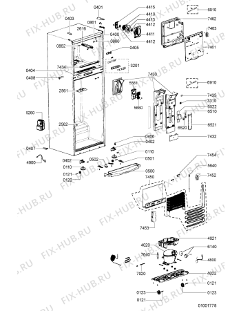 Схема №3 WBM 452 с изображением Дверца для холодильной камеры Whirlpool 481241610538