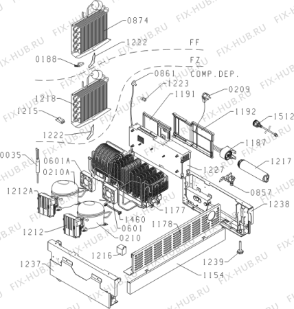 Схема №1 ZIW30GNDII (326977, VCZLF3876) с изображением Микромодуль для холодильника Gorenje 295945