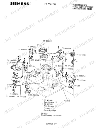 Схема №7 FM5628 с изображением Интегрированный контур для видеоэлектроники Siemens 00733658
