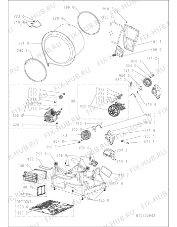 Схема №2 WSF10AB с изображением Декоративная панель для стиральной машины Whirlpool 481010868027