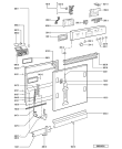 Схема №2 GSIE 6527/1 IN с изображением Блок управления для посудомойки Whirlpool 481221470229