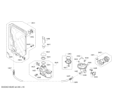 Схема №5 SPI69T65EU, Super Silence с изображением Передняя панель для посудомойки Bosch 00749185