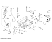 Схема №5 S52M50X5EU с изображением Силовой модуль запрограммированный для посудомойки Bosch 00754438