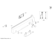 Схема №4 SMS50D22EU, AquaStop с изображением Панель управления для посудомоечной машины Bosch 00742134