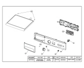 Схема №8 BEKO WMB 61431 (7132341100) с изображением Декоративная панель для стиральной машины Beko 2828119164