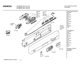 Схема №5 SE24M250EU с изображением Панель управления для посудомойки Siemens 00440487