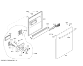 Схема №5 SHX36L05UC Bosch с изображением Крышка кнопки для посудомойки Bosch 00602391