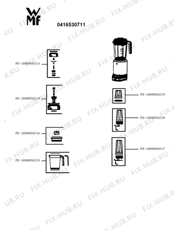 Схема №1 0416530711 с изображением Держатель для электромиксера Seb FS-1000050214