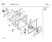 Схема №4 U1721W0GB с изображением Внутренняя дверь для духового шкафа Bosch 00359550