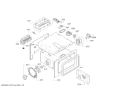 Схема №4 BS275130 с изображением Панель для духового шкафа Bosch 00479245
