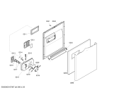Схема №3 SGS46M12EU с изображением Передняя панель для посудомоечной машины Bosch 00449451