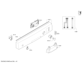 Схема №4 SMS43E08TR с изображением Панель управления для посудомойки Bosch 00704775