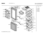 Схема №4 KGU36170EU с изображением Дверь для холодильника Bosch 00241646