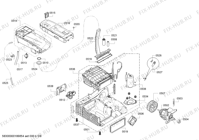 Схема №4 WT47W4S2AT SelfCleaning condenser с изображением Модуль управления, запрограммированный для электросушки Siemens 10003154