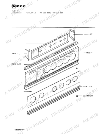 Схема №4 195302271 2071.41ES с изображением Розетка для плиты (духовки) Bosch 00053816