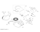 Схема №5 BGS72058 Relaxx'x Ultimate ProComfort с изображением Крышка для электропылесоса Bosch 11026210