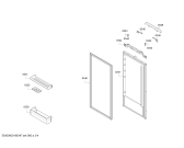 Схема №4 KIR21AD30Y с изображением Планка для холодильника Bosch 00352477