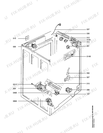 Взрыв-схема стиральной машины Husqvarna Electrolux QW14790 - Схема узла Electrical equipment 268