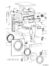 Схема №2 AWV 421/1 с изображением Обшивка для стиралки Whirlpool 481245210534