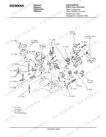 Схема №17 FM634V4 с изображением Инструкция по эксплуатации для видеоэлектроники Siemens 00530643