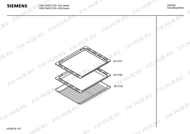 Схема №4 HB27020CC с изображением Инструкция по эксплуатации для духового шкафа Siemens 00522622