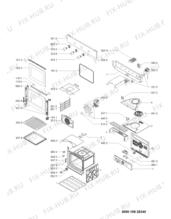 Схема №1 AKP 215/NB с изображением Всякое для духового шкафа Whirlpool 481010483579