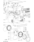 Схема №2 WA 9756 с изображением Резервуар для стиралки Whirlpool 481241818657