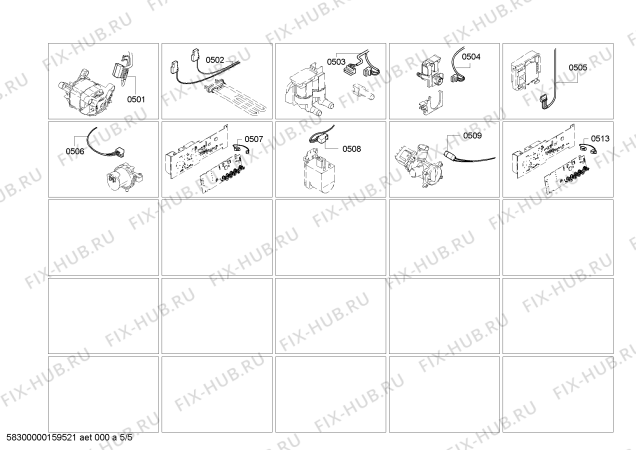 Схема №4 WM14CY1201 с изображением Панель управления для стиральной машины Bosch 00707836