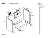 Схема №4 HSN972MEU с изображением Фронтальное стекло для плиты (духовки) Bosch 00219455