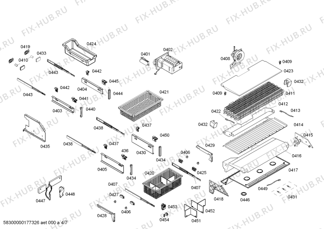 Схема №4 CIB36MIIL5 с изображением Плата для холодильника Bosch 00710598