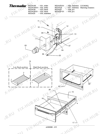 Схема №3 SEMW302BS с изображением Линза для духового шкафа Bosch 00189455