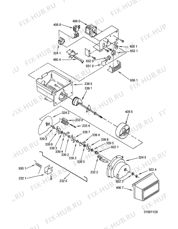 Схема №9 ART 749 SSFC с изображением Специзоляция для холодильной камеры Whirlpool 481232518012